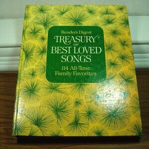 Vintage Reader's Digest "Treasury of Best Loved Songs" songbook-1972